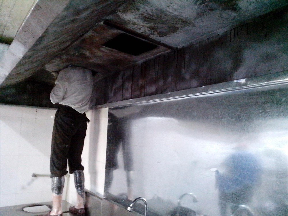 大型油烟管道清洗的清洗范围